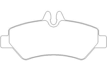 Mercedes Benz Remblokken set