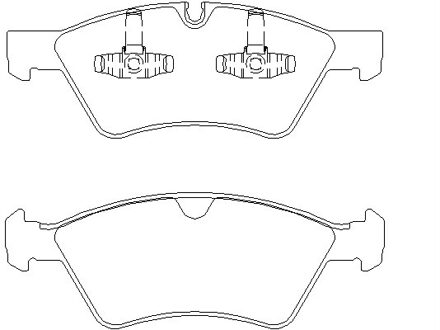 Mercedes Benz Remblokken set