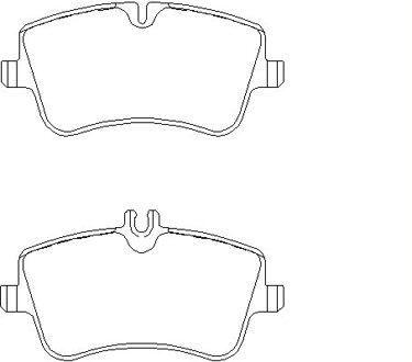 Mercedes Benz Remblokken set