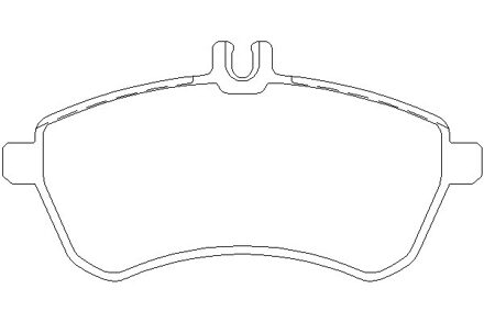 Mercedes Benz Remblokken set