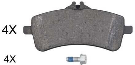 Mercedes Benz Remblokken set