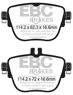 Mercedes Benz Remblokkenset Redstuff DP32337C