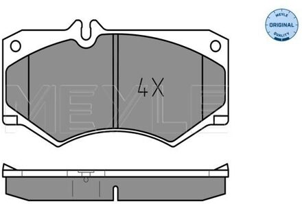 Mercedes Benz Remblokkenset, schijfrem 0252078418