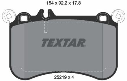 Mercedes Benz Remblokkenset, schijfrem 2521901