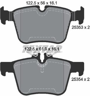Mercedes Benz Remblokkenset, schijfrem 2535301