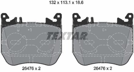 Mercedes Benz Remblokkenset, schijfrem 2647601