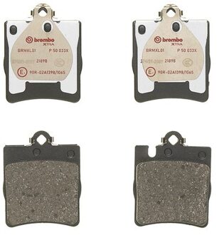 Mercedes Benz Remblokkenset, schijfrem BREMBO XTRA LINE P50033X