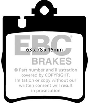 Mercedes Benz Remblokkenset, schijfrem DP1441