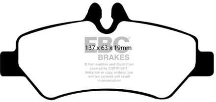 Mercedes Benz Remblokkenset, schijfrem DP1927