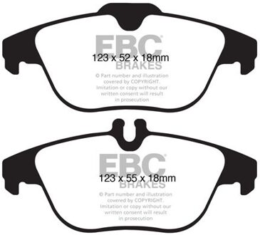 Mercedes Benz Remblokkenset, schijfrem DP1990