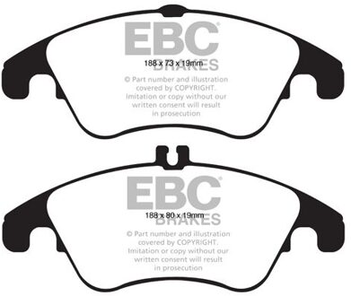 Mercedes Benz Remblokkenset, schijfrem DP1991