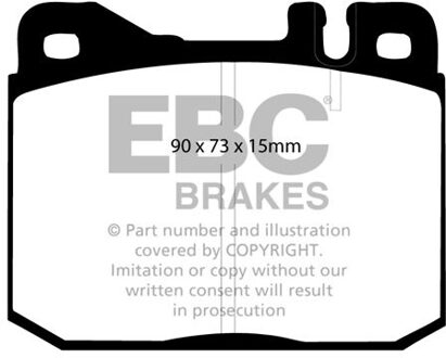 Mercedes Benz Remblokkenset, schijfrem DP261