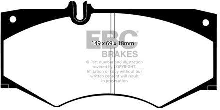Mercedes Benz Remblokkenset, schijfrem DP413