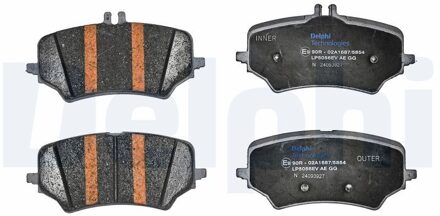 Mercedes Benz Remblokkenset, schijfrem LP5056EV