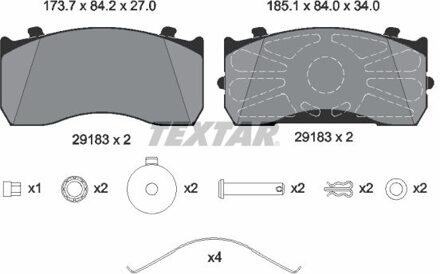 Mercedes Benz Remblokkenset, schijfrem
