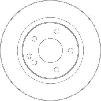 Mercedes Benz Remschijf 17365