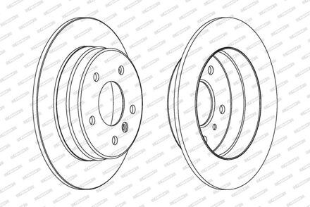Mercedes Benz Remschijf DDF1362C