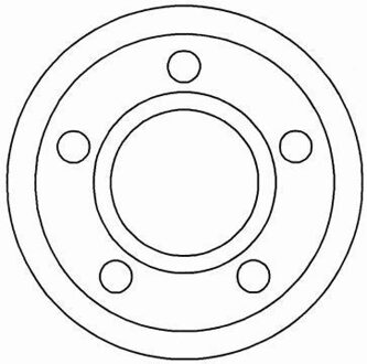 Mercedes Benz Remschijf