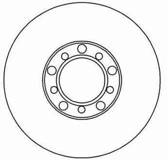 Mercedes Benz Remschijf