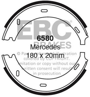 Mercedes Benz Remschoenset 6580
