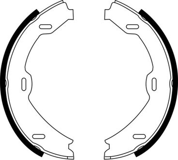 Mercedes Benz Remschoenset, parkeerrem