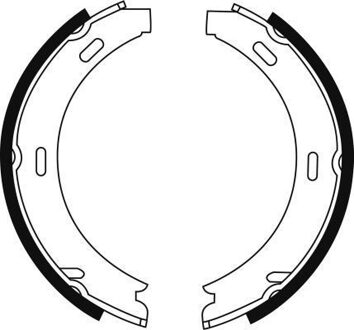 Mercedes Benz Remschoenset, parkeerrem