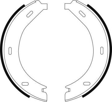 Mercedes Benz Remschoenset, parkeerrem