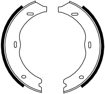 Mercedes Benz Remschoenset, parkeerrem