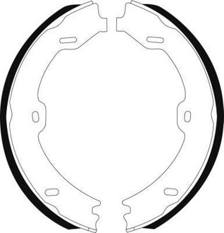 Mercedes Benz Remschoenset, parkeerrem