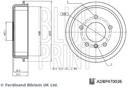 Mercedes Benz Remtrommel ADBP470036