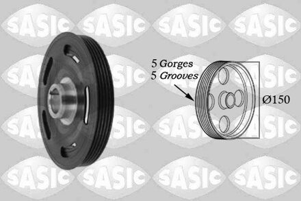 Mercedes Benz Riemschijf, krukas 2156010