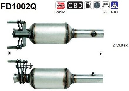 Mercedes Benz Roetfilter FD1002Q