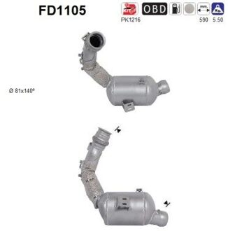 Mercedes Benz Roetfilter FD1105