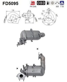 Mercedes Benz Roetfilter FD5095