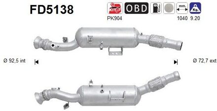 Mercedes Benz Roetfilter FD5138