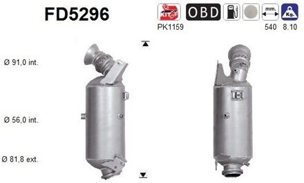 Mercedes Benz Roetfilter FD5296