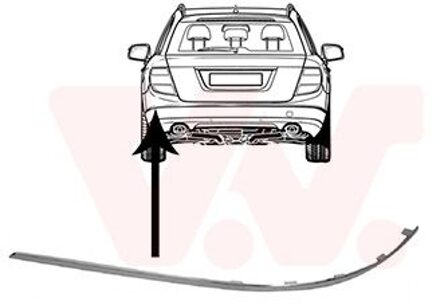 Mercedes Benz Rub.profiel L.achterbump. 3091555
