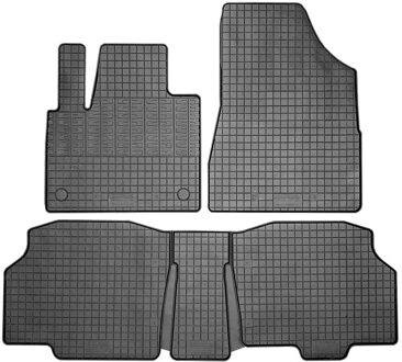Mercedes Benz Rubber matten passend voor Mercedes Citan Tourer (W420) & Renault Kangoo III MPV 2021- (3-delig + mo CKRME05