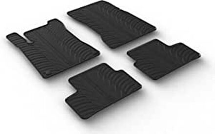 Mercedes Benz Rubbermatten passend voor Mercedes CLA (C118) Sedan 2/2019- (T profiel 4-delig + montageclips)