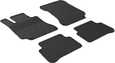 Mercedes Benz Rubbermatten passend voor Mercedes E-Klasse W212 2014- (G profiel 4-delig + montageclips)