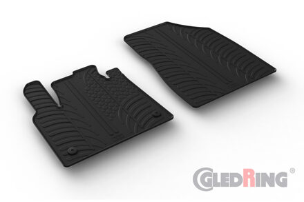 Mercedes Benz Rubbermatten passend voor Renault Kangoo Cargo 2021- (T profiel 2-delig) GL0021