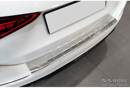Mercedes Benz RVS Bumper beschermer passend voor Mercedes C-Klasse W206 Kombi 2021- 'Ribs' AV235810