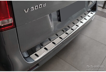 Mercedes Benz RVS Bumper beschermer passend voor Mercedes Vito / V-Klasse 2014-2019 & Facelift 2019- (achterkl AV252028