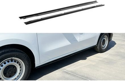 Mercedes Benz Set sideskirts passend voor Mercedes Citan & Citan Tourer (W420) 2021- (ABS Glanzend zwart) DXSME05
