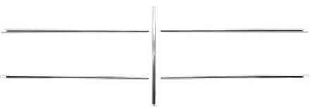 Mercedes Benz Sier- / beschermingslijstset, radiateurgrille 1670141