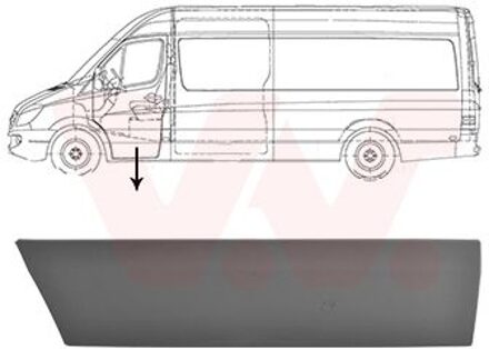 Mercedes Benz Sier- / beschermingspaneel, deur 3077423