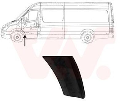 Mercedes Benz Sier- / beschermingspaneel, spatbord 3077421