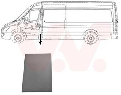 Mercedes Benz Sier- / beschermingspaneel, zijwand 3077415