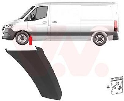 Mercedes Benz Sierlijst L. Voorspatbord 2973401