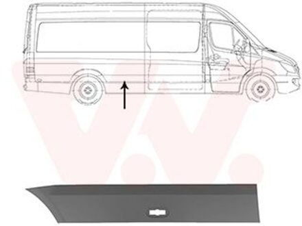 Mercedes Benz Sierlijst Rechts 5862428